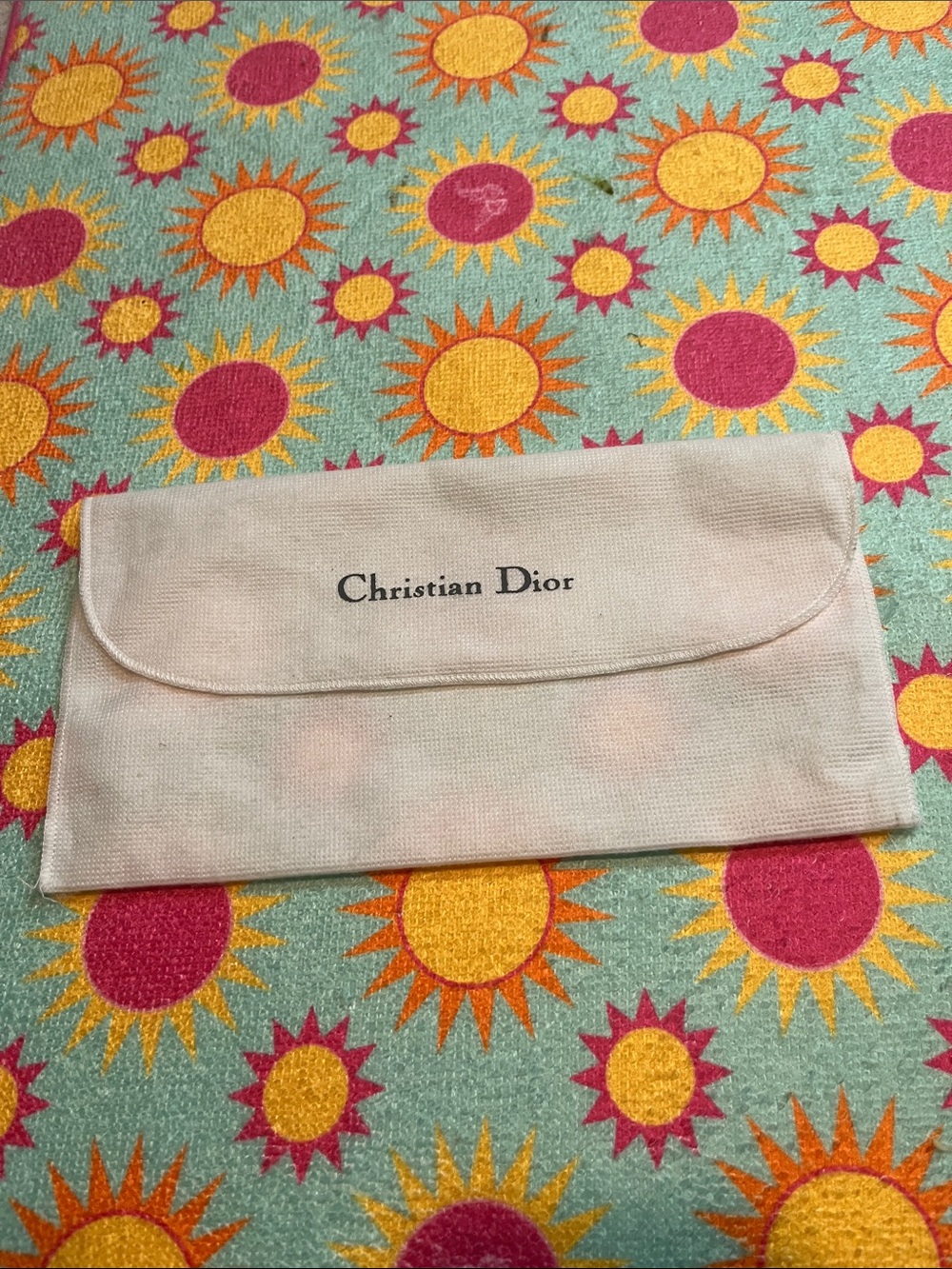 Nwot Christian Dior wallet, dust bag